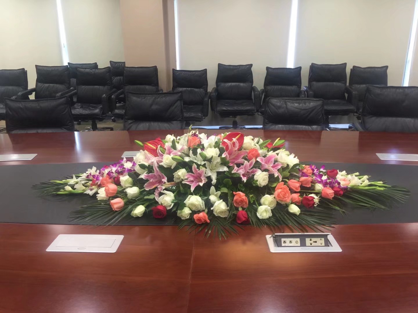 合肥会议桌花